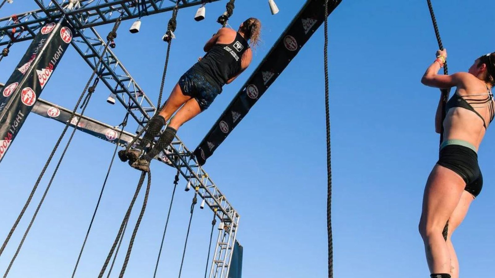 Tackling the Spartan Rope Climb